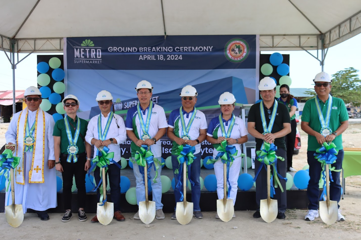 Metro Retail breaks ground on four new supermarket stores in the Visayas